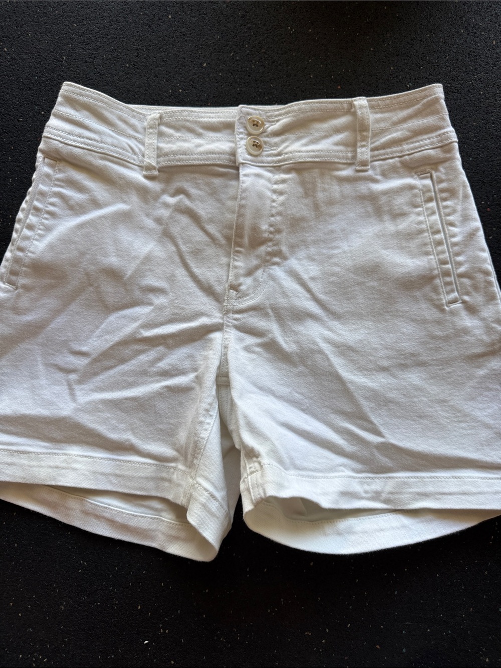 Maurices White High-Rise Casual Women's Shorts